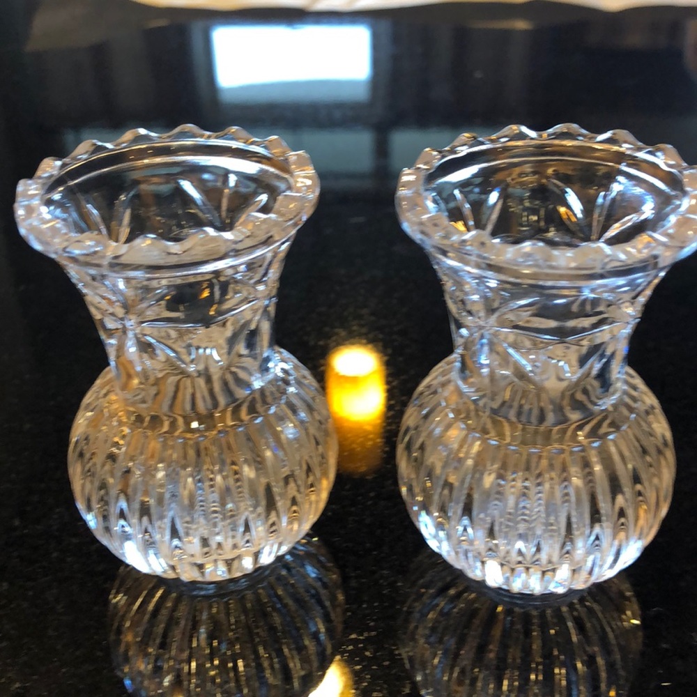 Two Antique Small Flower Vase